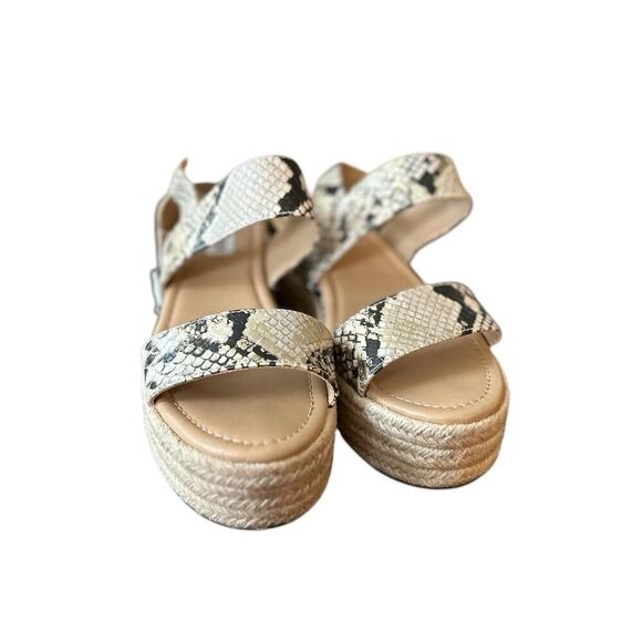 Steve Madden Shoes - Steve Madden Women's Espadrille Wedge Sandals Size 8‎ Python Print